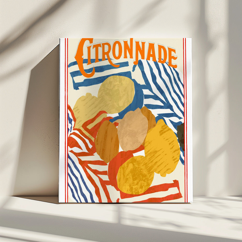 Citronnade Blue and Red | Canvas