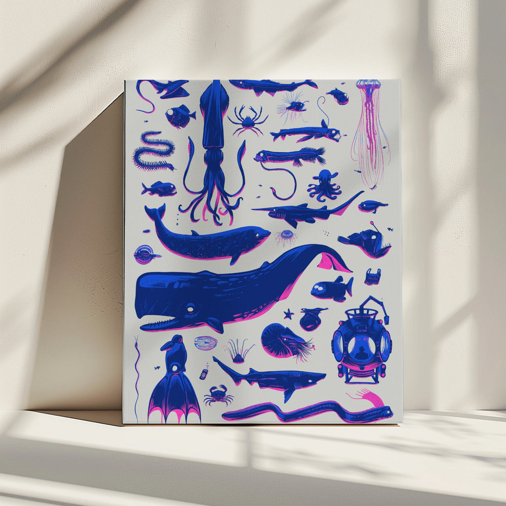 Creatures of the Deep | Canvas
