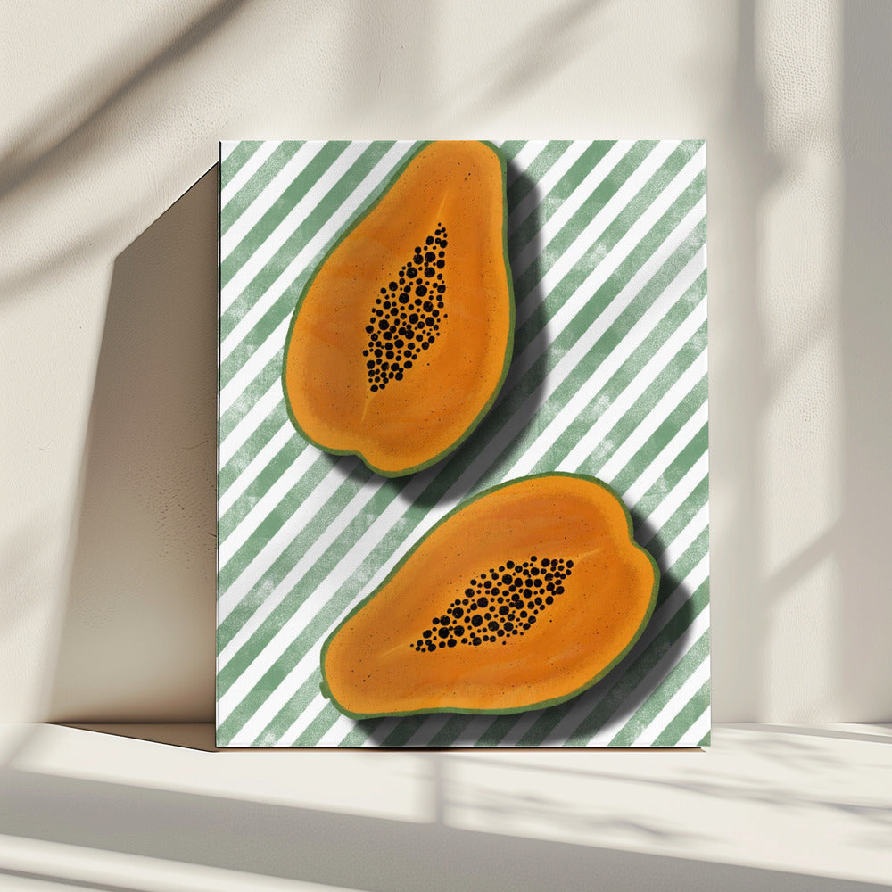 Papayas | Canvas