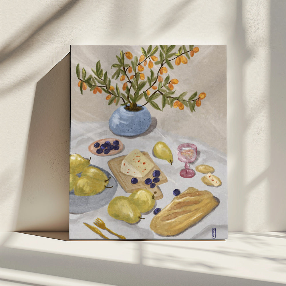 Gin and Tonic In the Afternoon Sun Illustration | Canvas