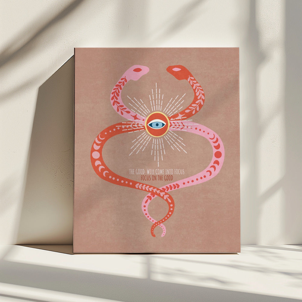 Serpent&#039;s Visionary Eye | Canvas