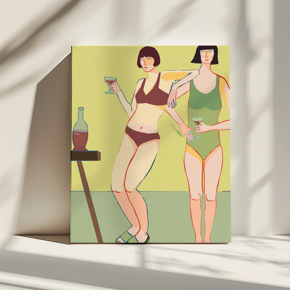 Loungin’ Ladies | Canvas