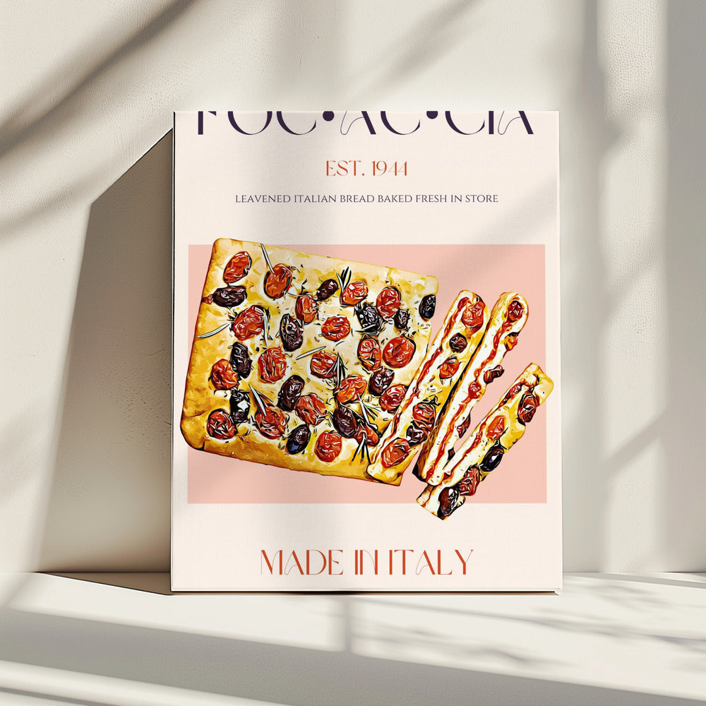Italian Bread with Tomatoes and Olives | Canvas