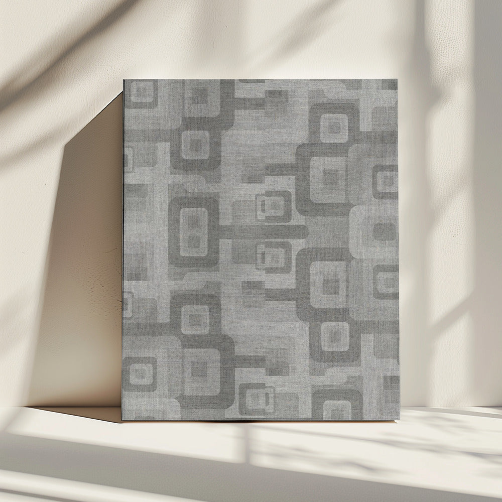 Retro Geometric Flow | Canvas