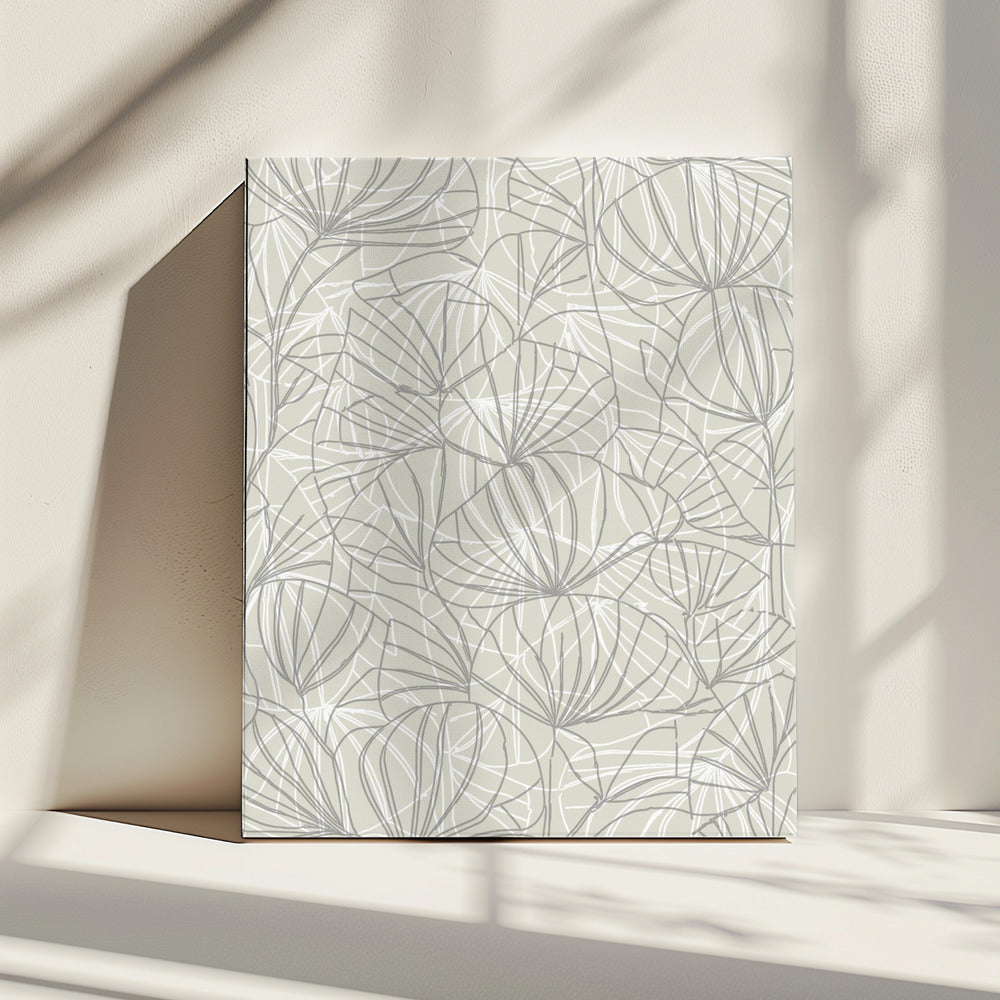Intricate Leaf Whispers | Canvas