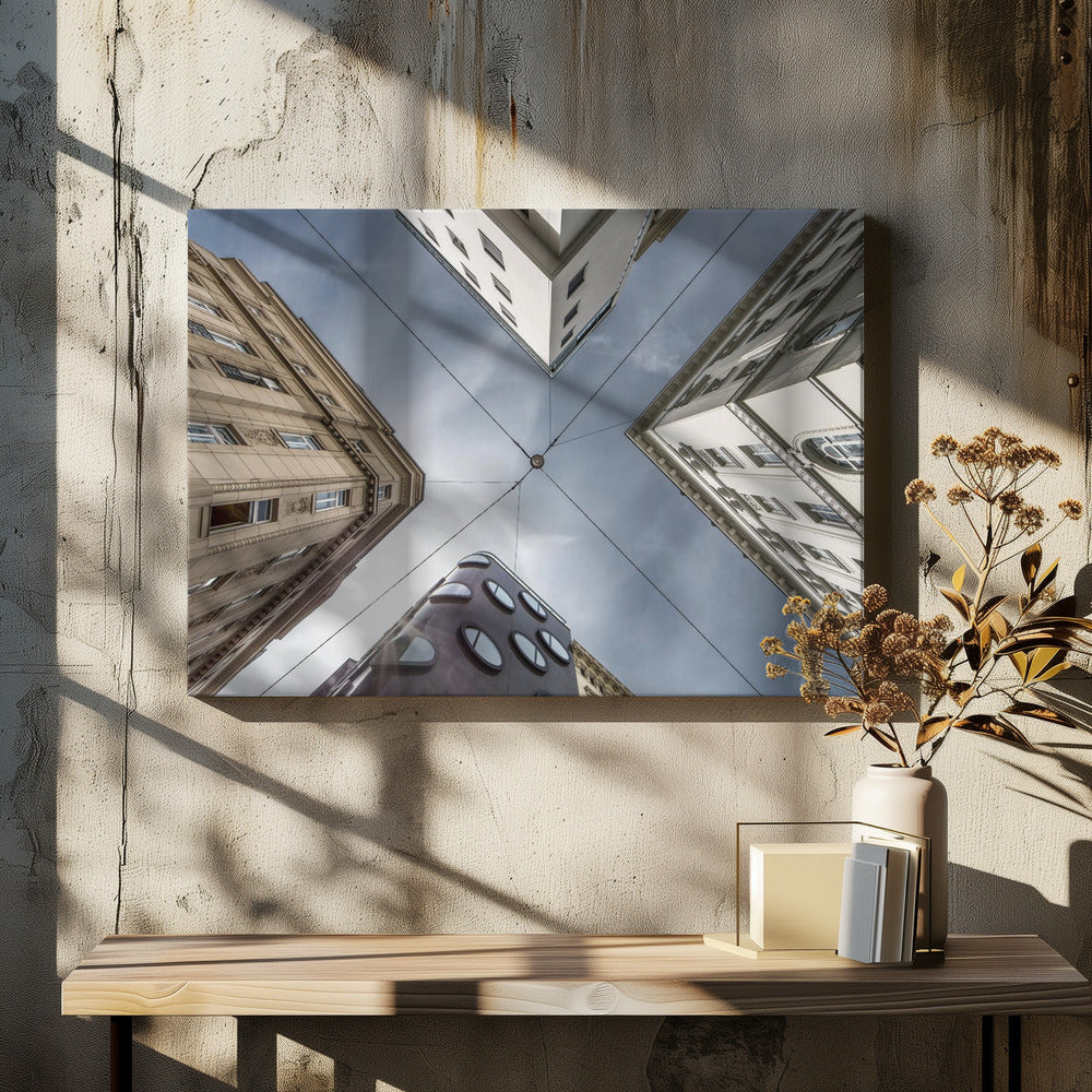 Where streets meet the sky | Canvas