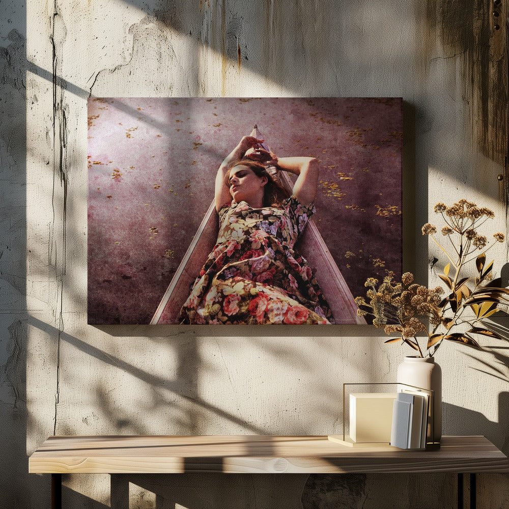 Evening on the lake | Canvas
