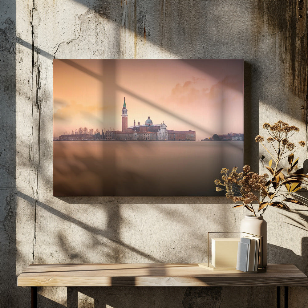 Venice pink sunrise | Canvas