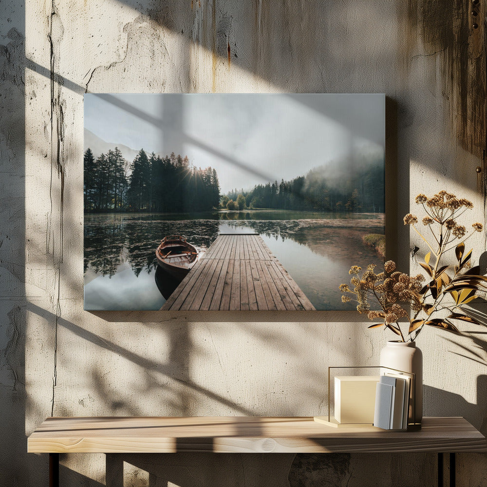 Foggy morning | Canvas