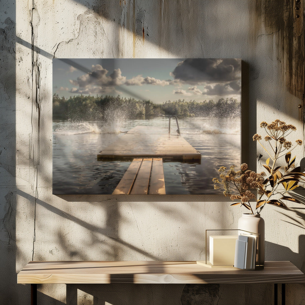 The diving board | Canvas
