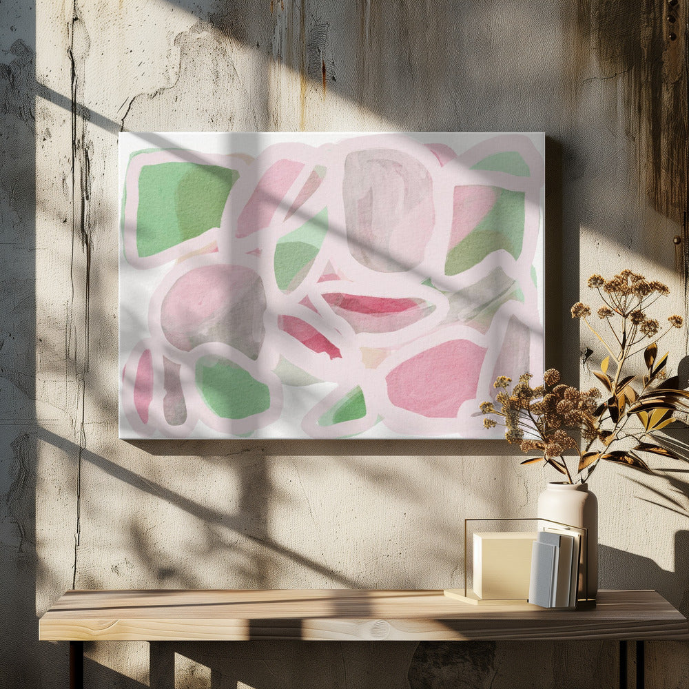 Pink Scribble | Canvas