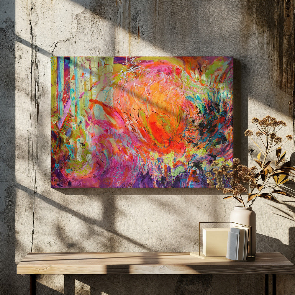 Vivid Petal Whispers | Canvas