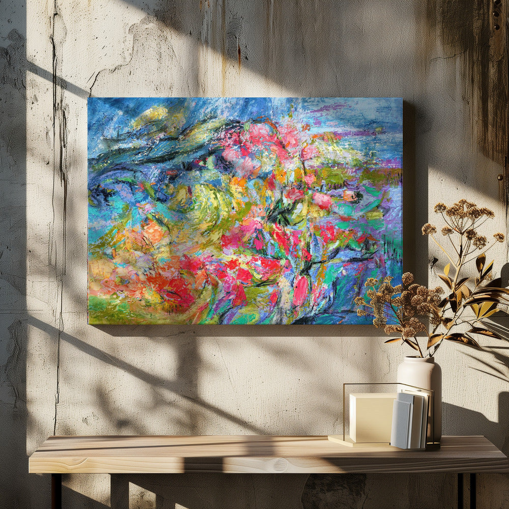 Expressionist Colorful Abstract | Canvas