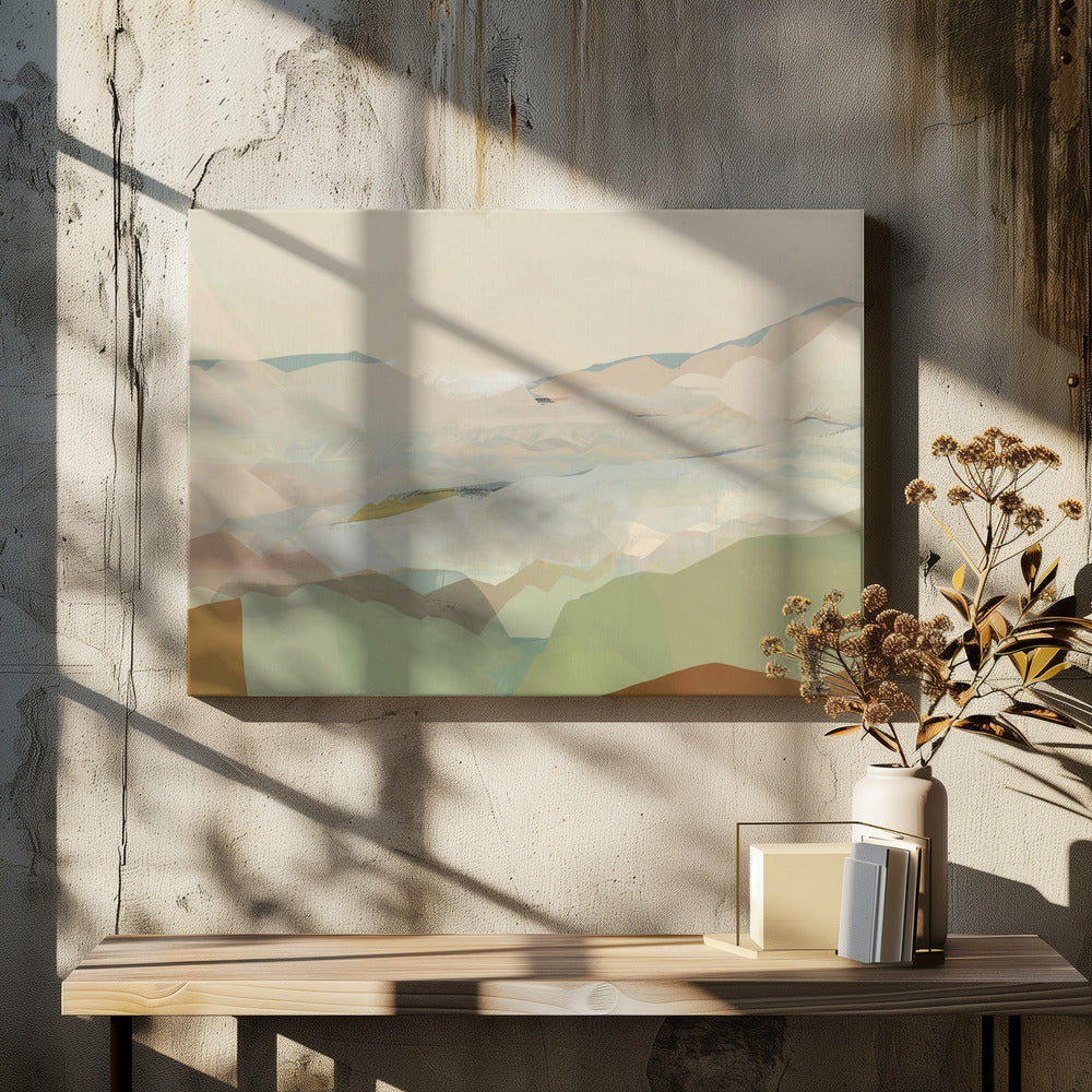 Colourblock Landscape 1 | Canvas