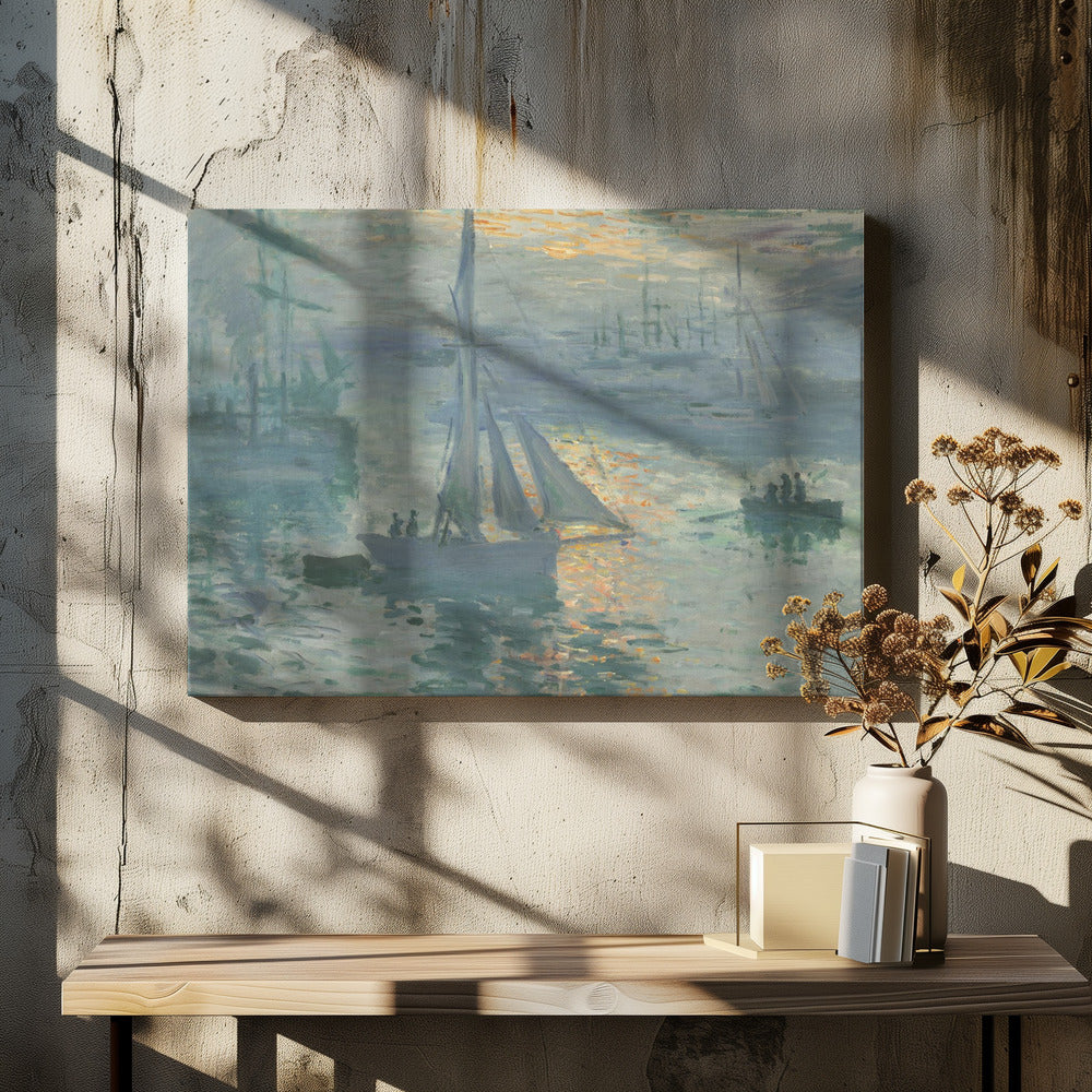 Sunrise (1873) By Claude Monet | Canvas