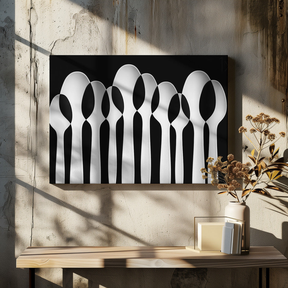 Spoons Abstract:  Forest | Canvas