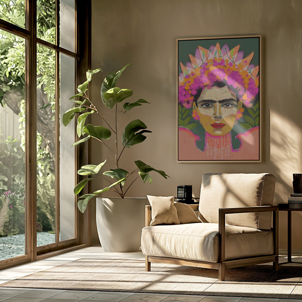Vibrant Floral Crown | Poster