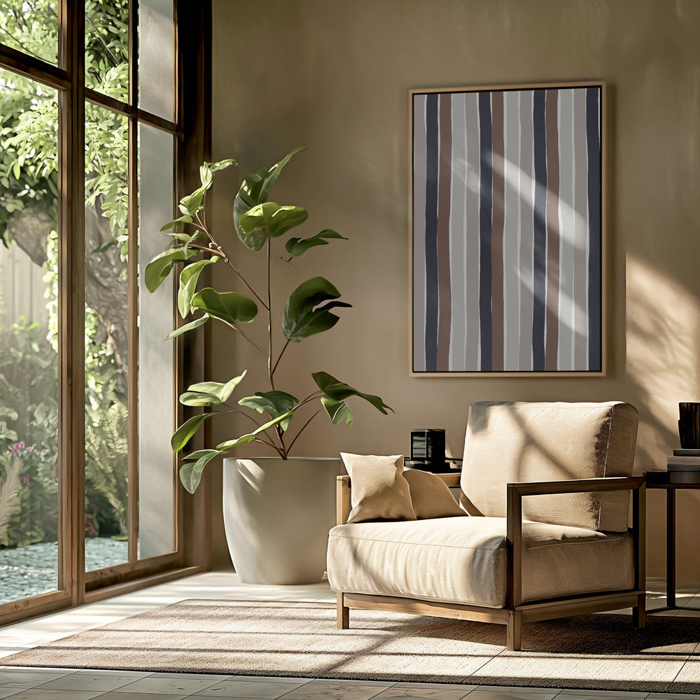Wavy Earth Stripes | Poster