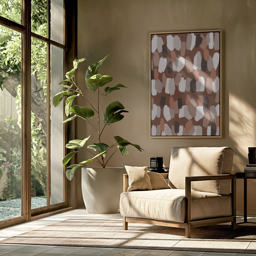 Earthy Brushstrokes | Poster