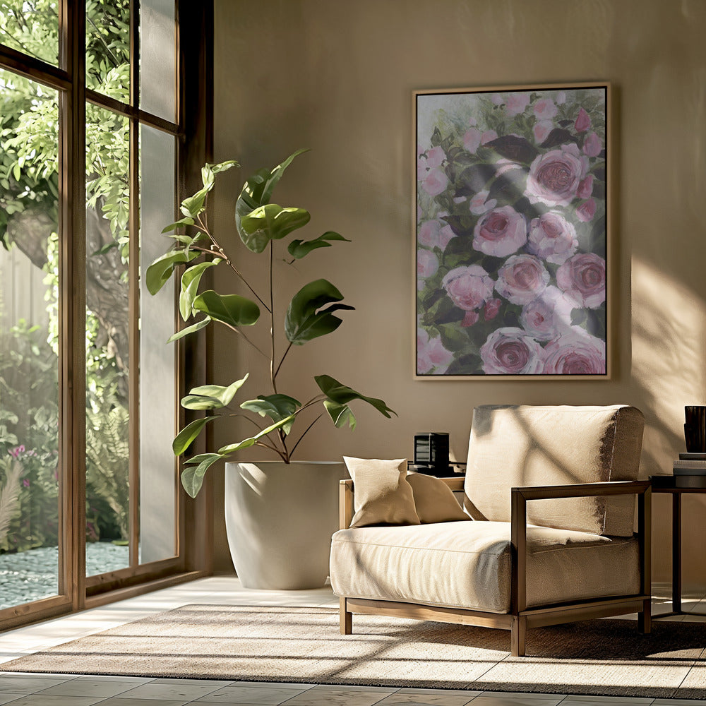 Aurorie painterly roses | Poster