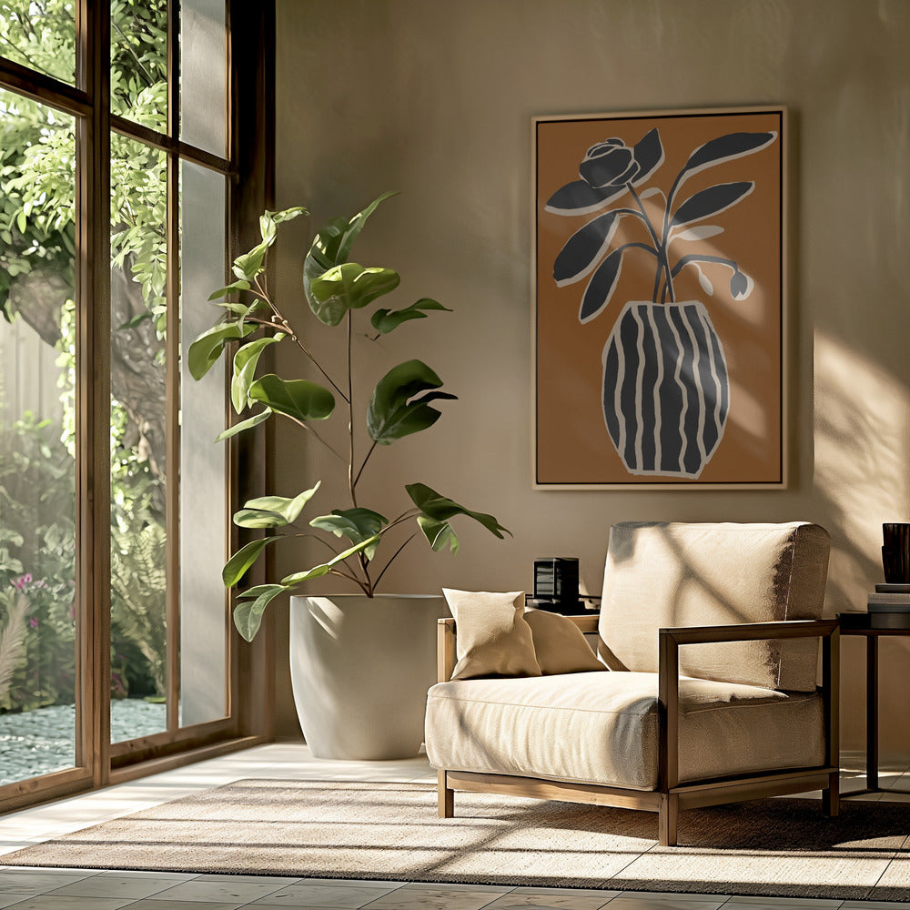 Ochre Still Life No 5 | Poster