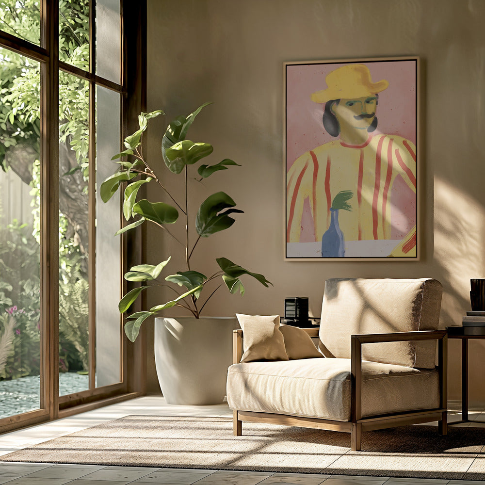 Striped Reflection | Poster