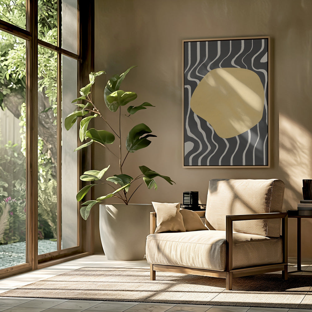 Golden Wave Harmony | Poster