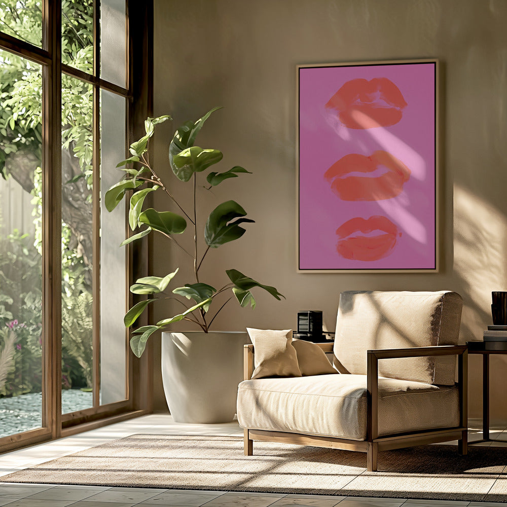 Neon Pout Series | Poster