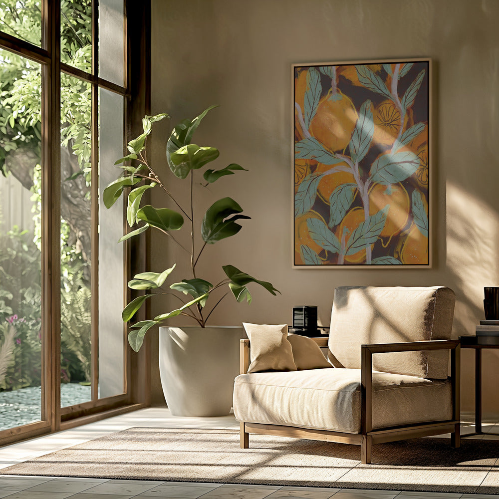 Orange Orchard Vibes | Poster