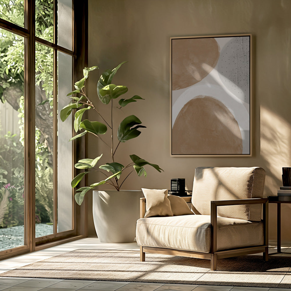 Earthy Shapes Harmony | Poster