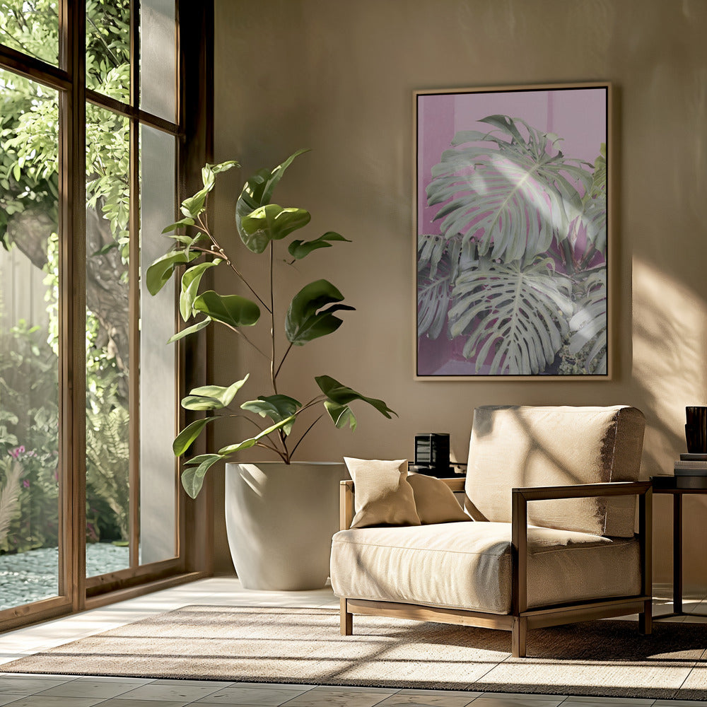 Monstera leaf La Muralla | Poster