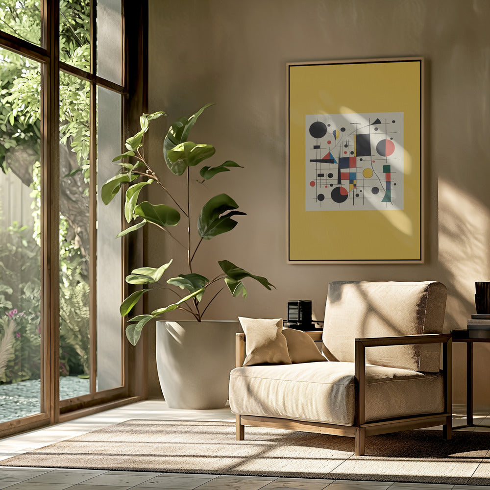 Abstract Geometry And Vibrant Colors | Poster