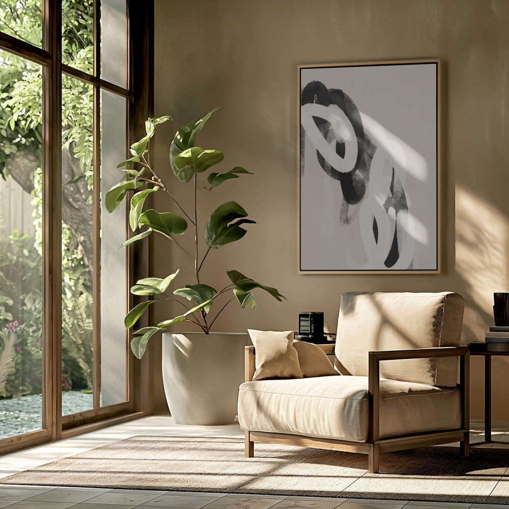 Monochrome Loops | Poster