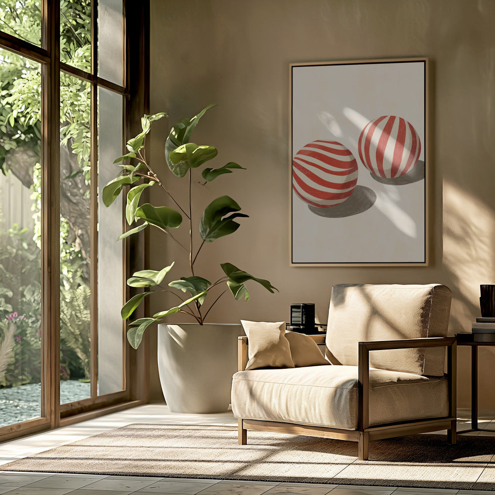 Candy Swirl Spheres | Poster