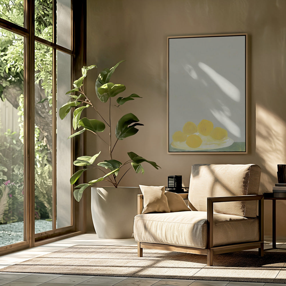 Limoni sul piatto No 2 | Poster
