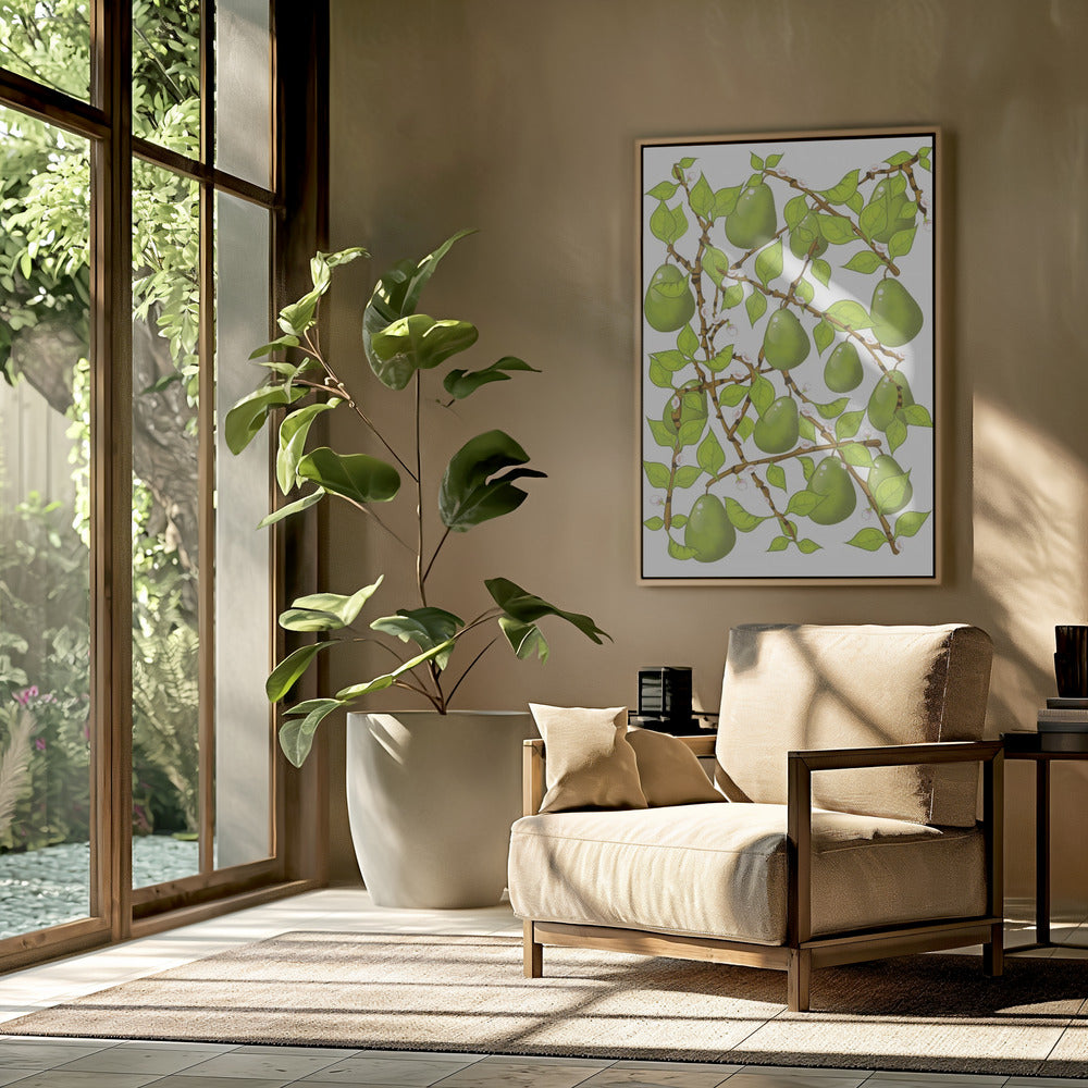 Pear Blossom Tangle | Poster