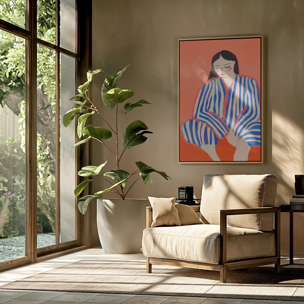 Striped Reflection | Poster