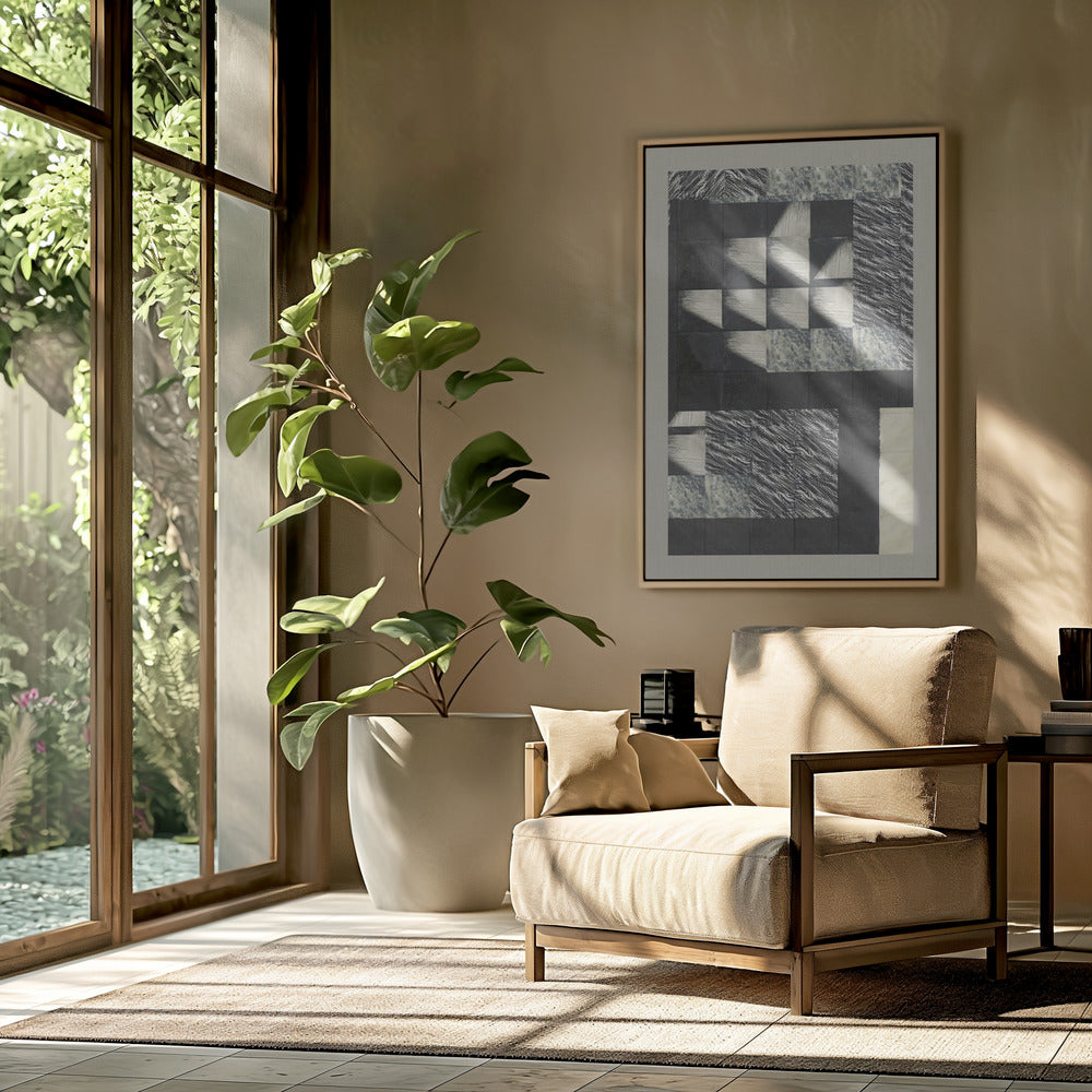 Geometric Patterns And Textured Tiles | Poster