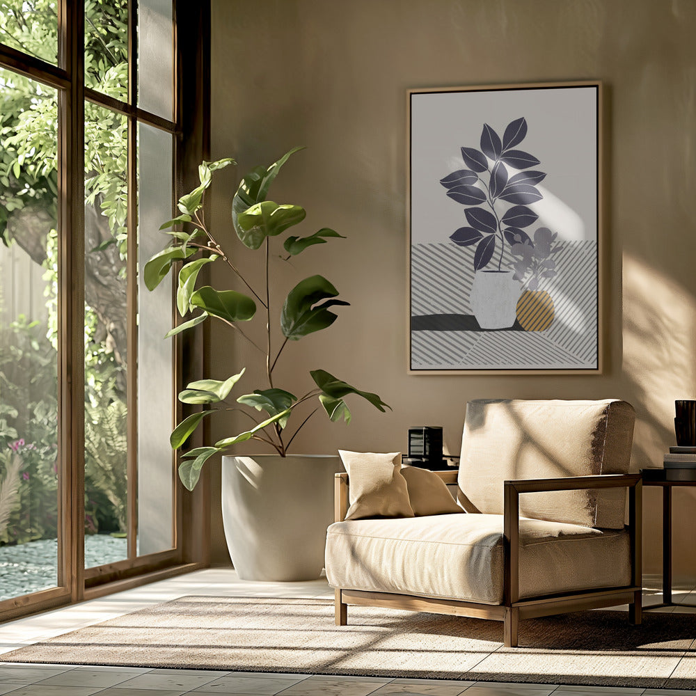 Vase B By Catsanddotz 5 To 7      30 X 42 Inches L | Poster