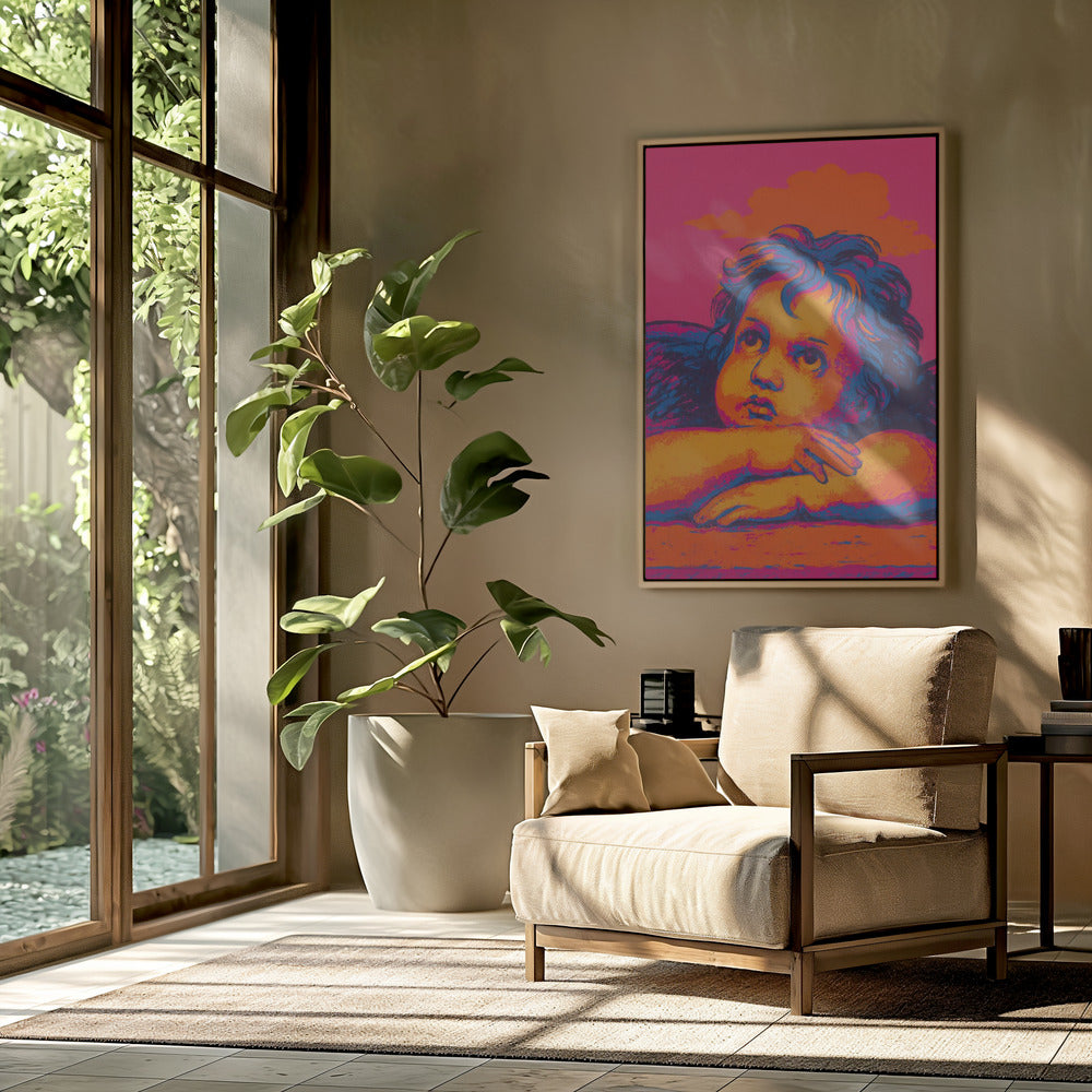 Vibrant Cherub Dreams | Poster