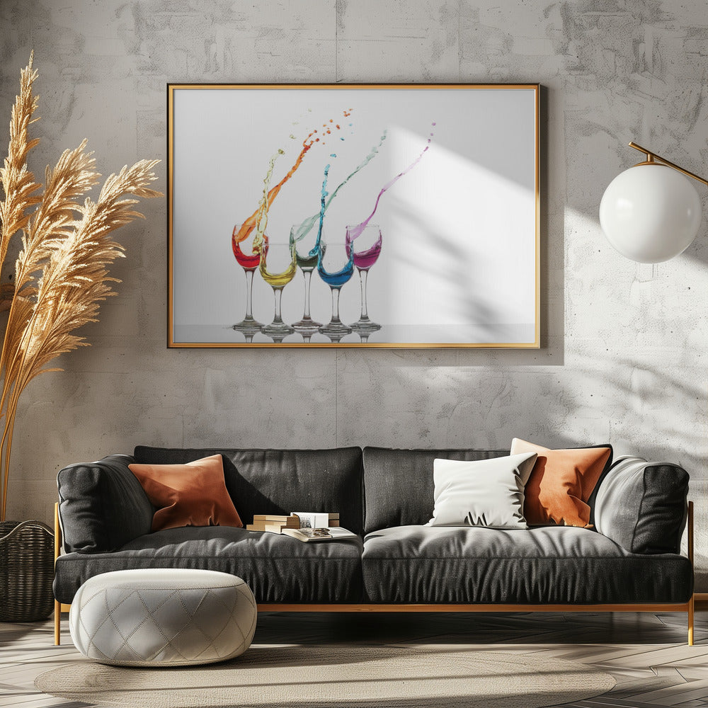 Glass party | Poster