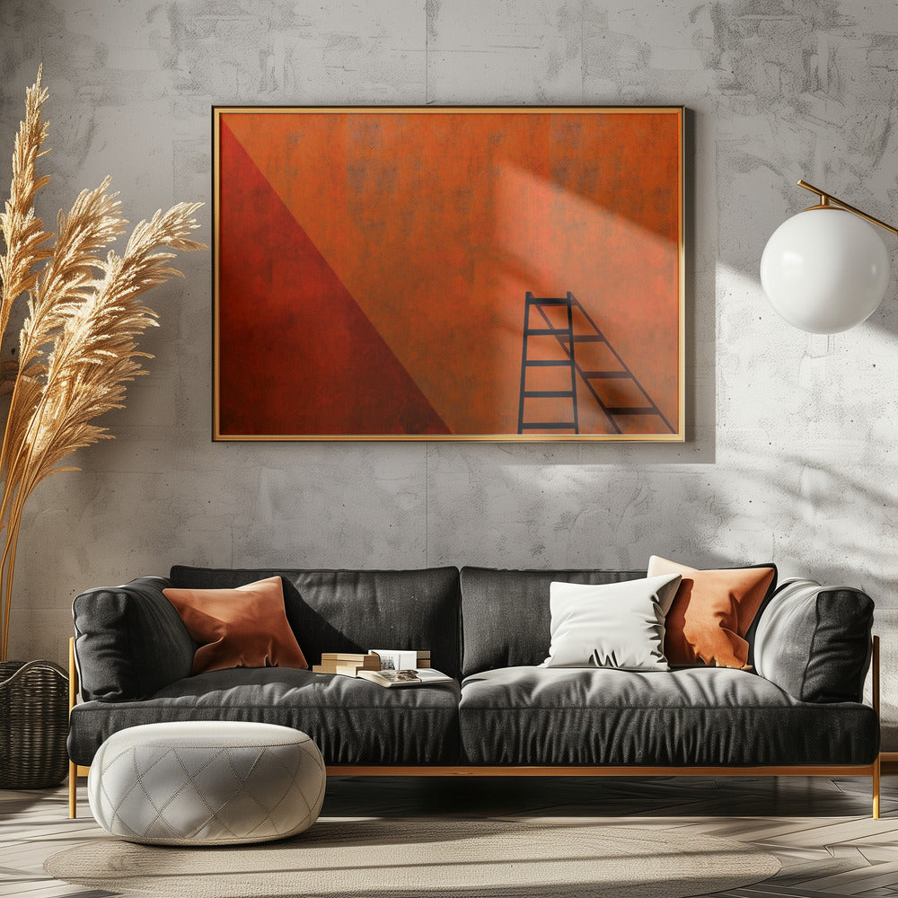 A ladder and its shadow | Canvas