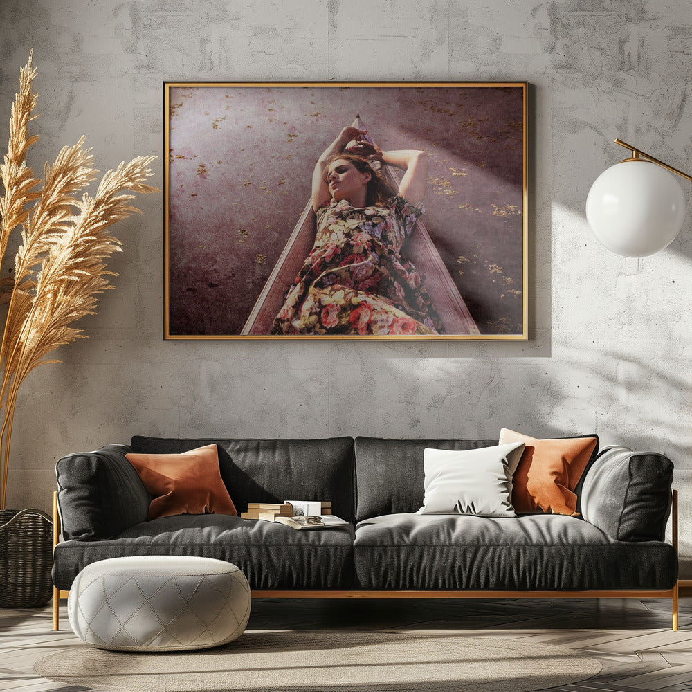 Evening on the lake | Canvas