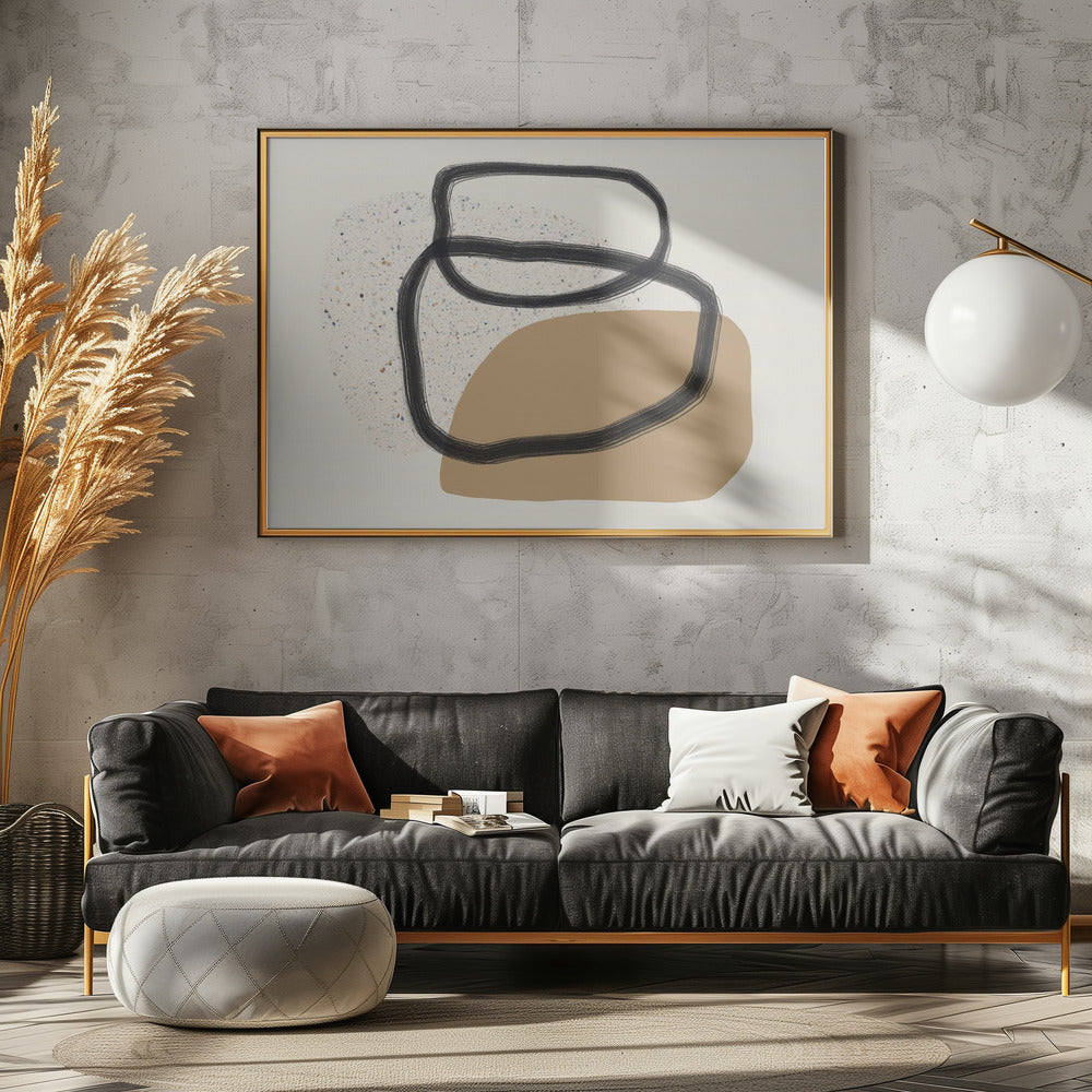 Organic Shapes And Earthy Tones | Poster