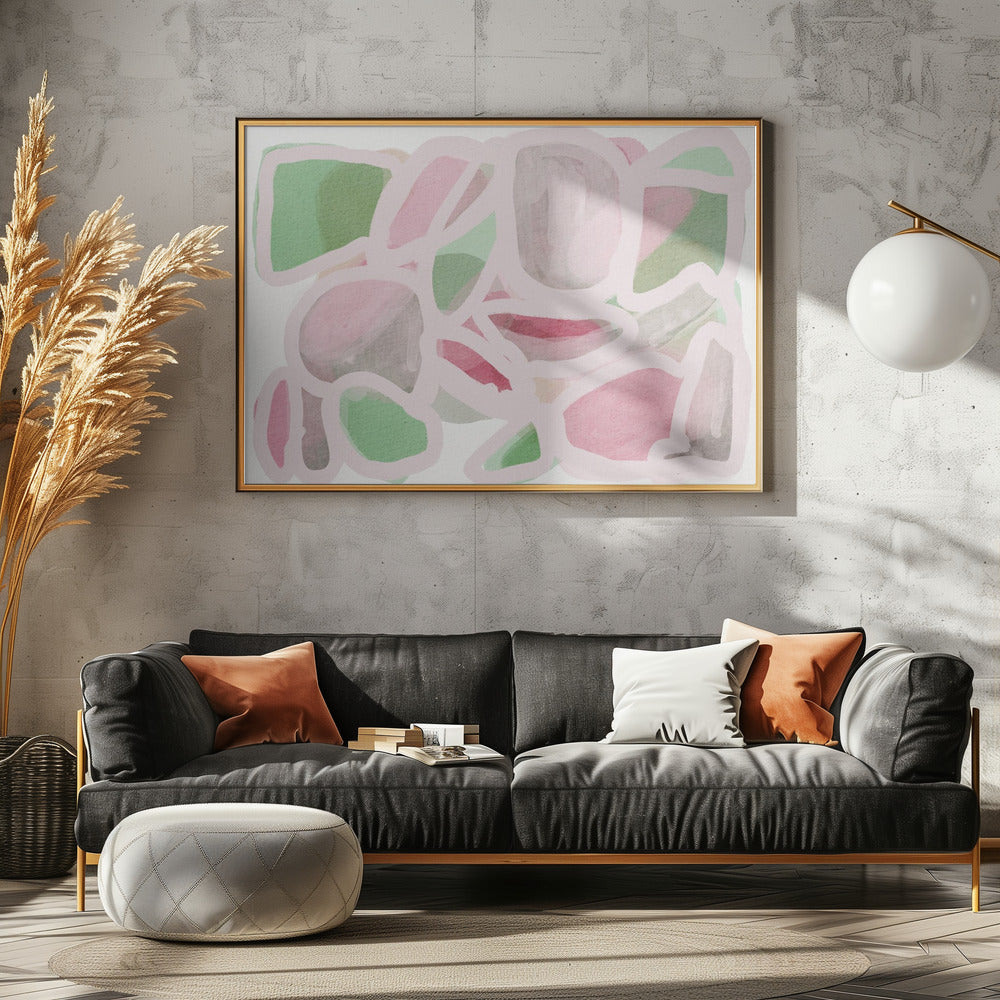 Pink Scribble | Canvas