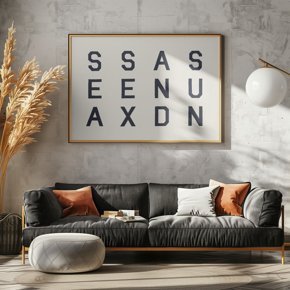 Sea Sex and Sun Print | Canvas