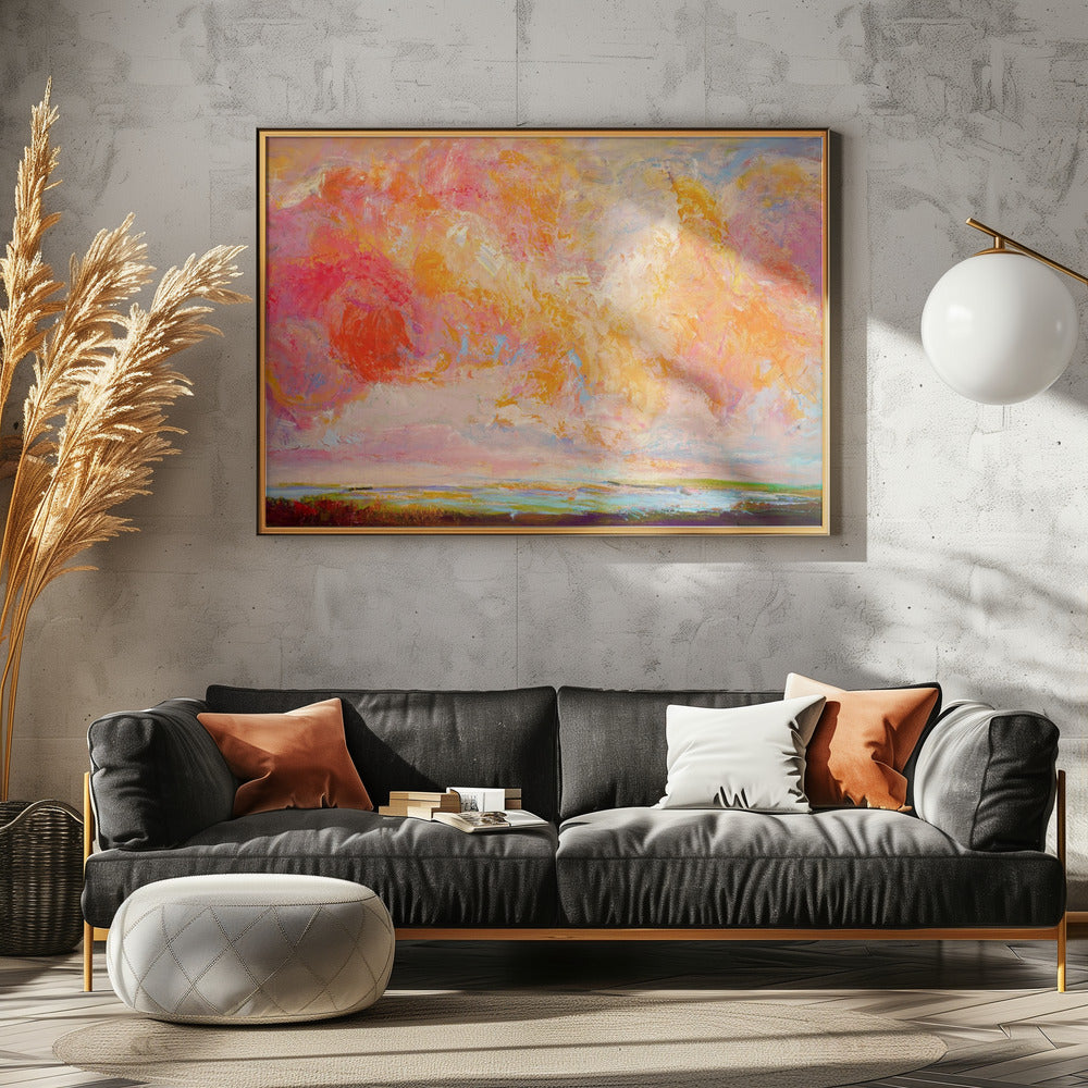 Fiery Skyscape | Canvas