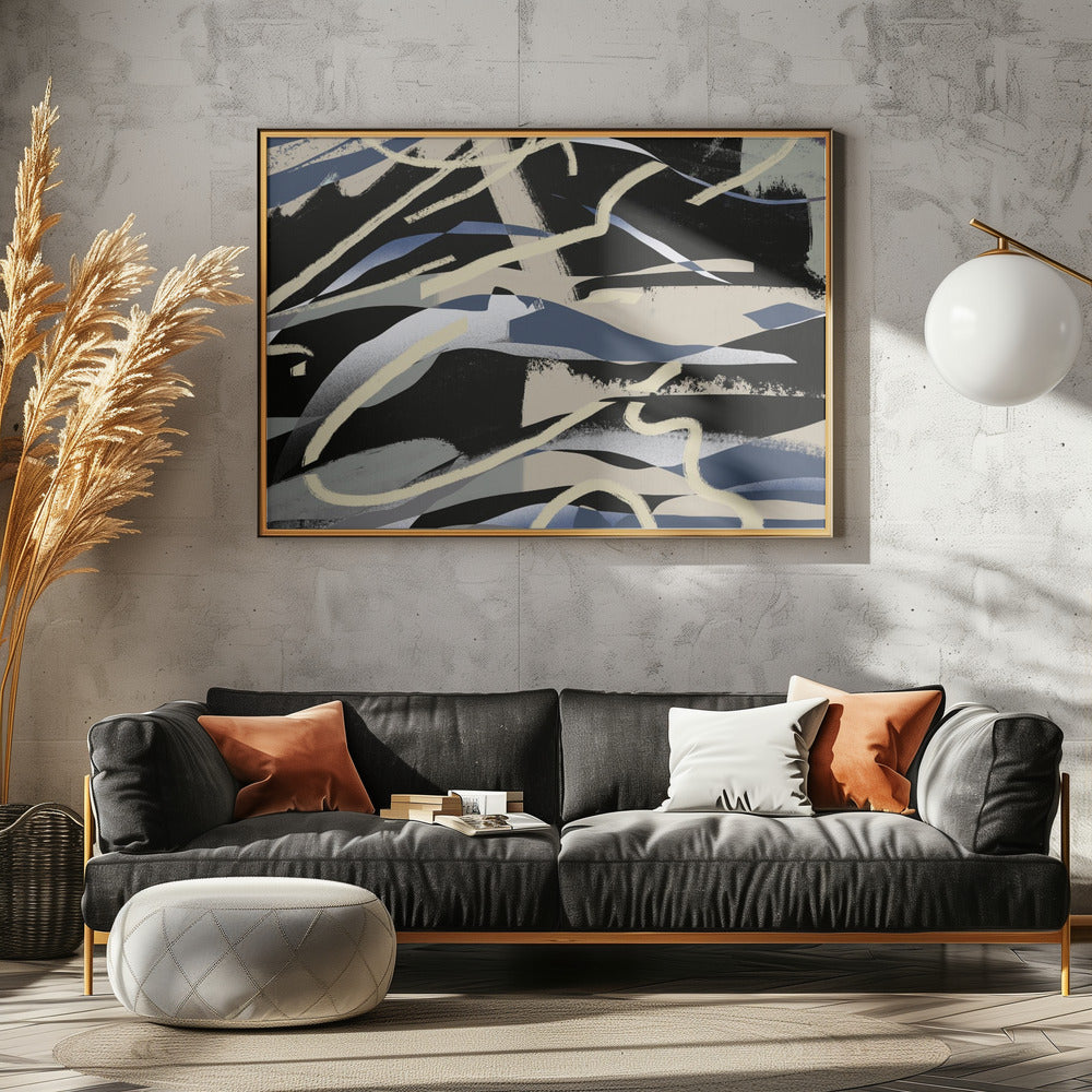 Abstract mountain range | Poster