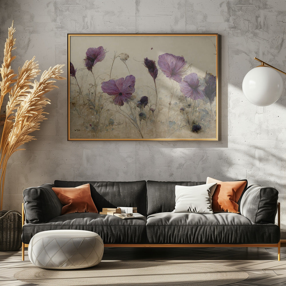 Purple Bloom Whispers | Poster