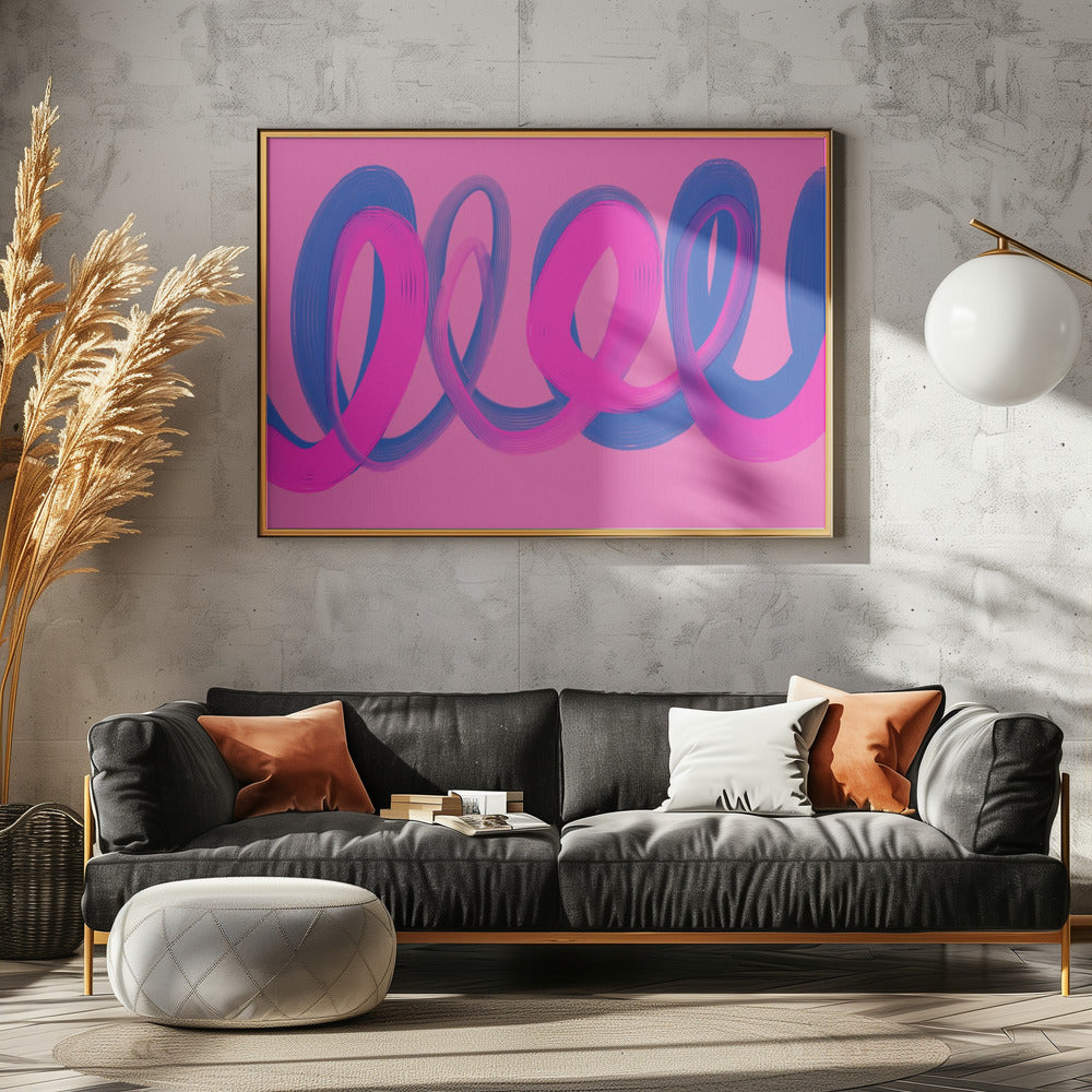 Neon Ribbon Dance | Poster